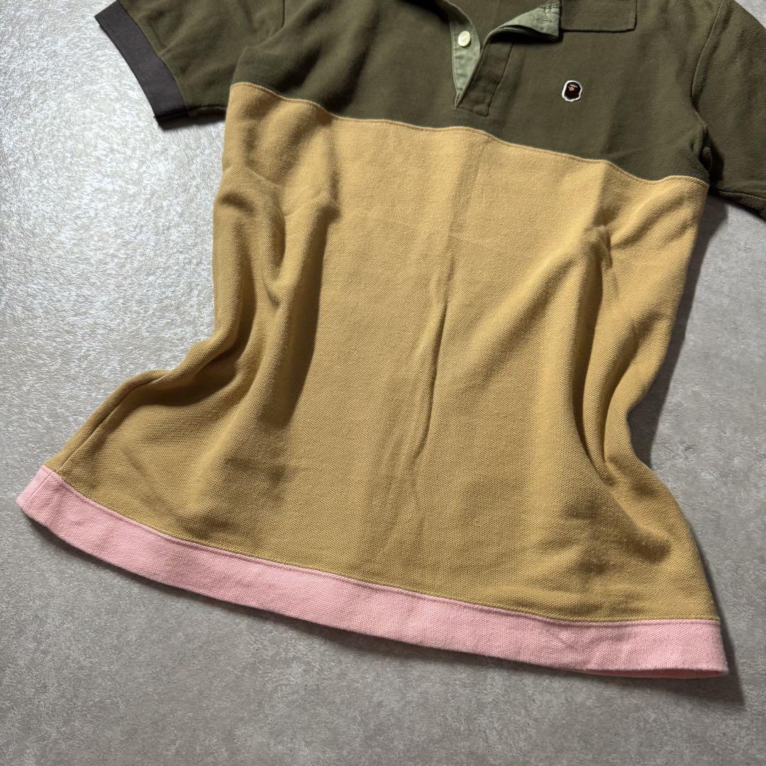 00s A BATHING APE ポロシャツ y2k 平成女児 平成ギャル 00s A BATHING APE ポロシャツ y2k 平成女児 平成ギャル