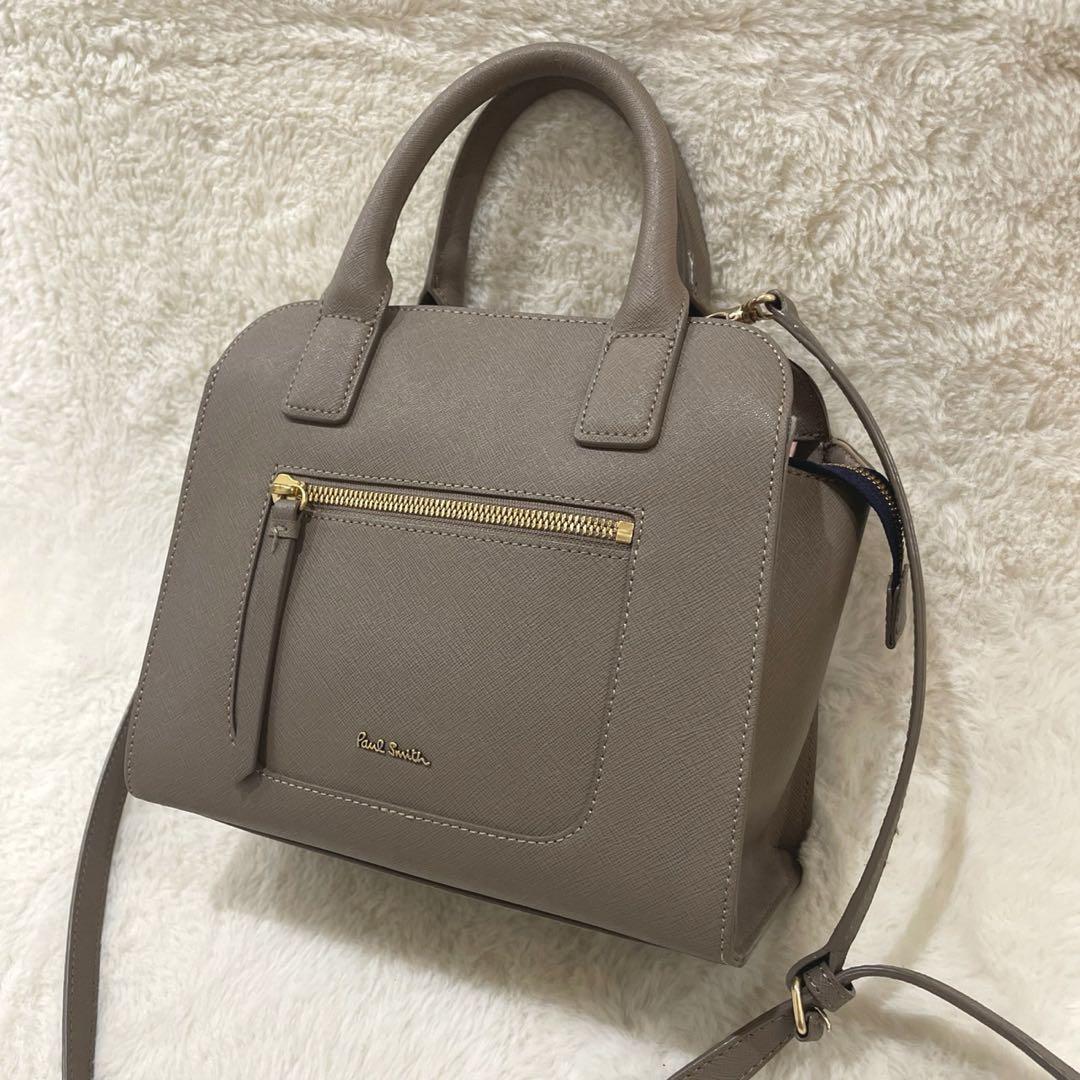 ポール スミス ニュージップポケット ハンドバッグ 2WAY ショルダーバッグ