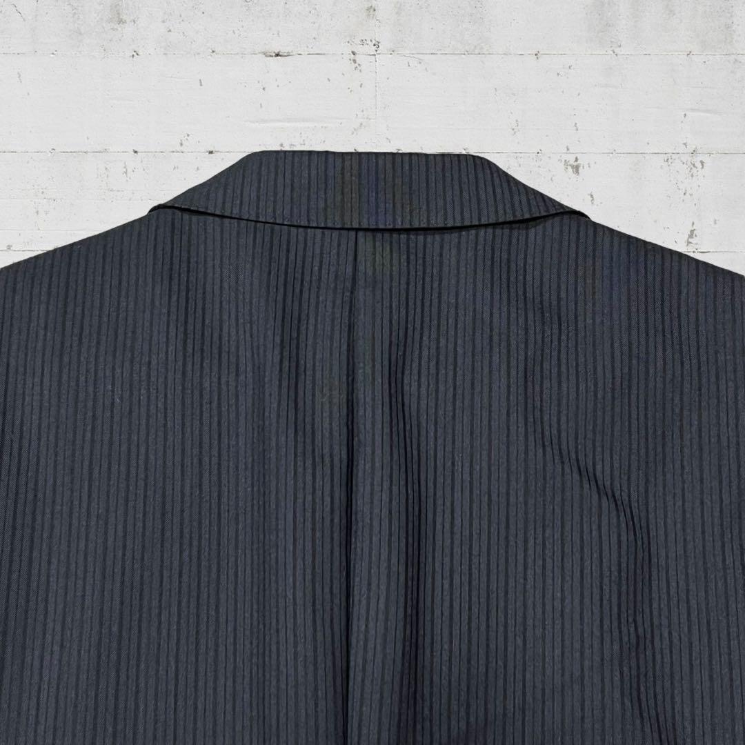 大きいサイズ ジュンコシマダ 3ピース セットアップ スーツ シャドーストライプ