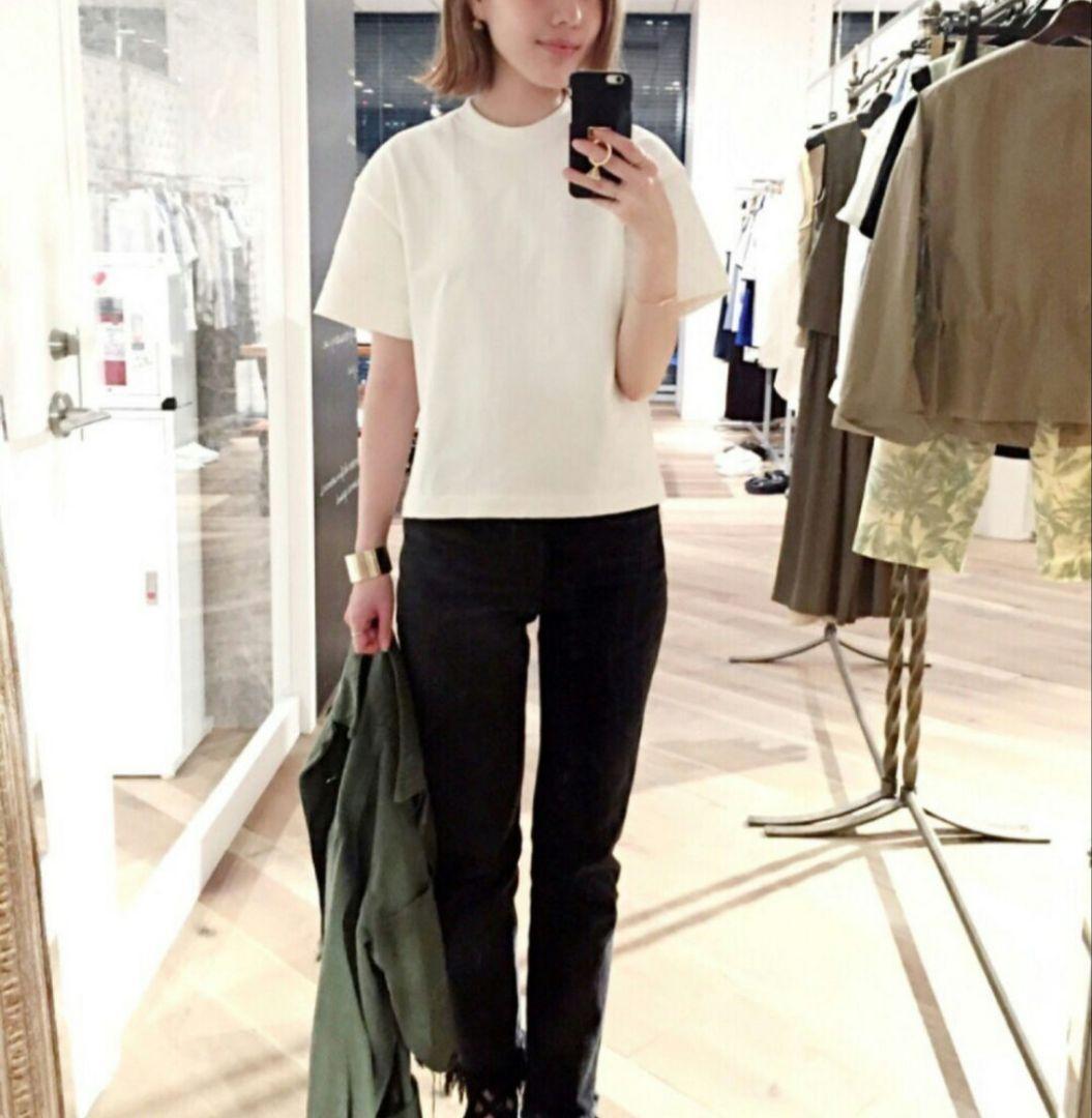 【M！】【AURALEE】スタンドアップ　Tシャツ ホワイト　古着 美品】AURALEE STAND UP Tシャツ SIZE0 オーラリー 白 - メルカリ