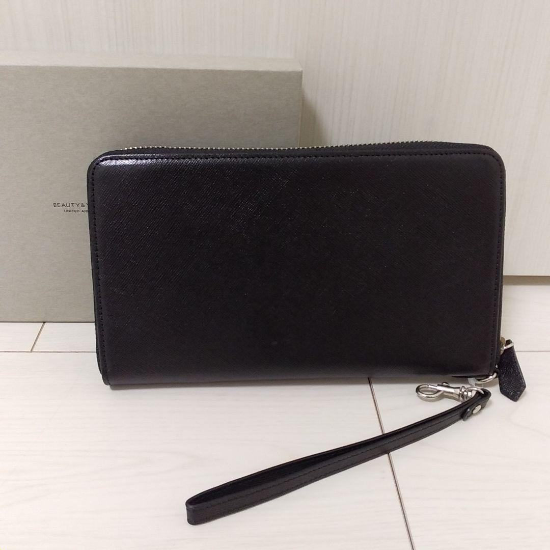 美品BeautyYouth ユナイテッドアローズ マルチバッグ 黒
