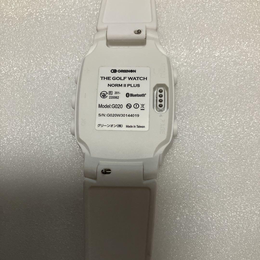 NORM II PLUS ゴルフウォッチ ホワイト良品！