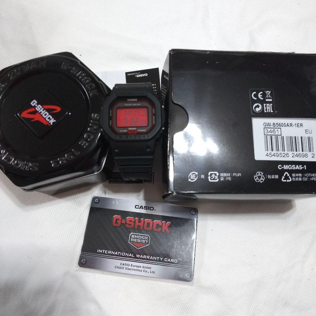 G-SHOCK GW-B5600AR BLACK &RED   ソーラー電波