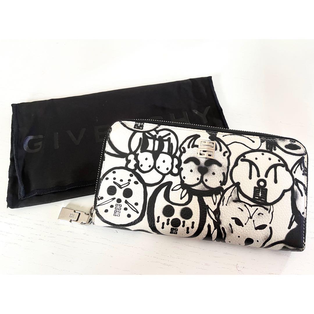 GIVENCHY×CHITO プリントレザーロングジップウォレット
