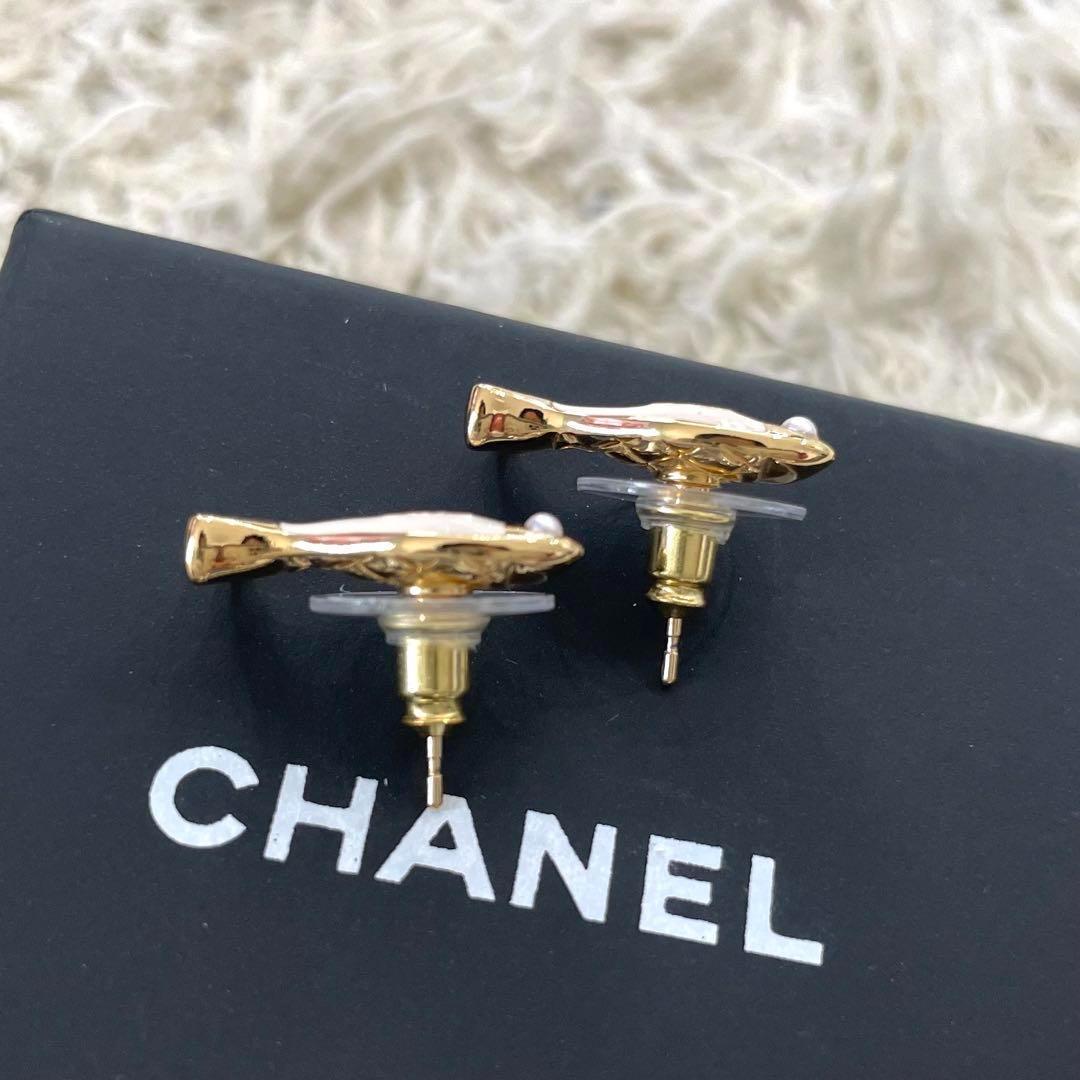 【未使用品】CHANEL C25C クルーズコレクション フィッシュ ピアス