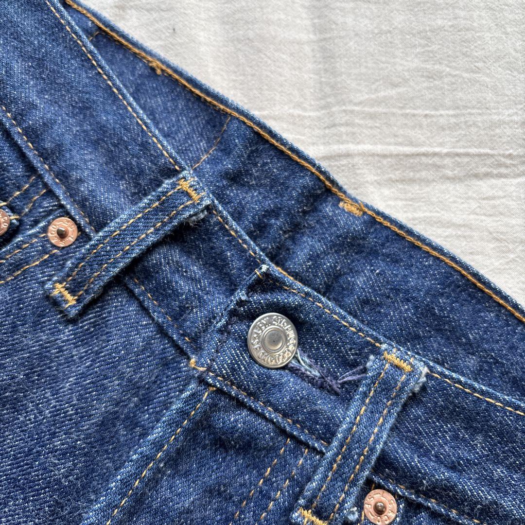 【USA製】90s LEVI’S 501 濃紺 バキバキ ミントコンディション