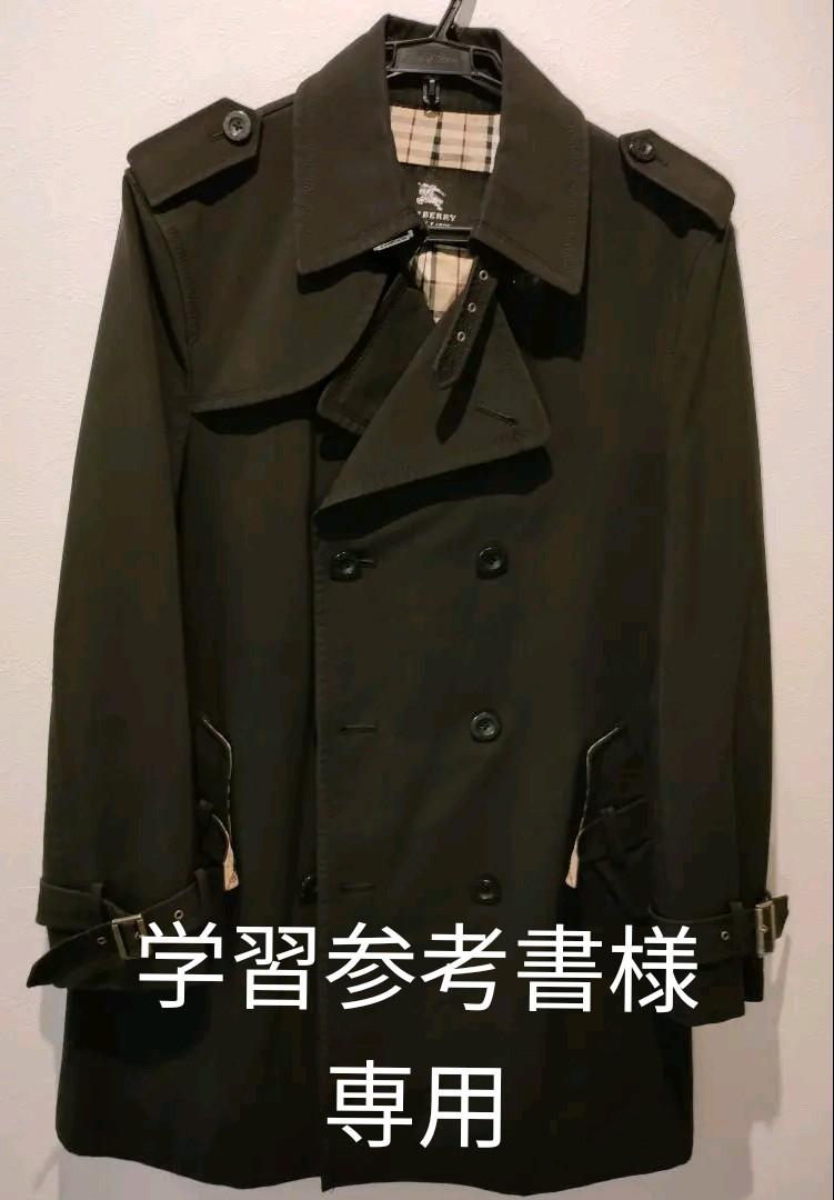 7370円 【35%OFF】 学習参考書様 BURBERRY BLACK LABEL トレンチコート Lサイズ