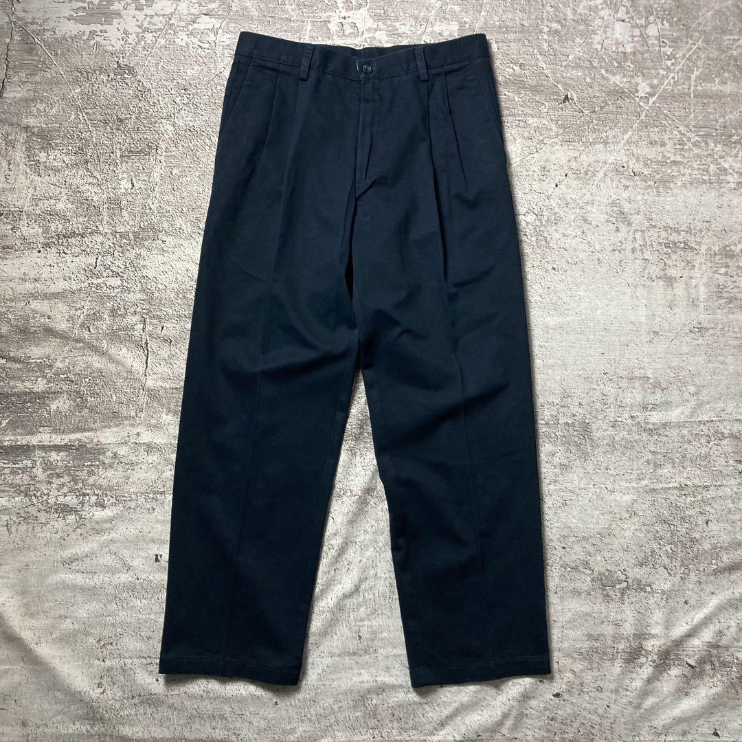 00sDOCKERSドッカーズツータックチノスラックスW32チノパンリーバイス