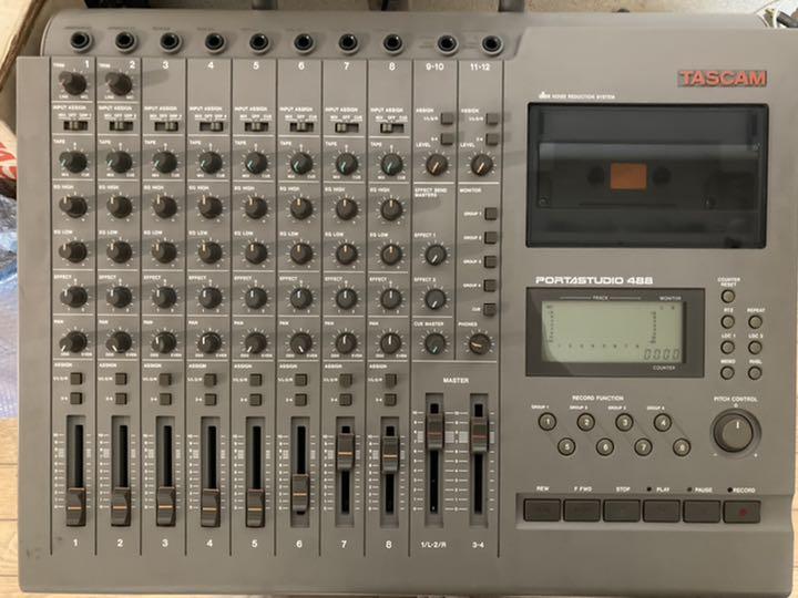 TASCAM 488 整備動作品 マルチトラックレコーダー MTR