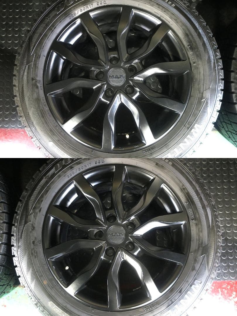 極上8~9分山 国産スタッドレス 225/60R17 MAK 30系アルファード 極上8~9分山 国産スタッドレス 225/60R17 MAK 30系アルファード