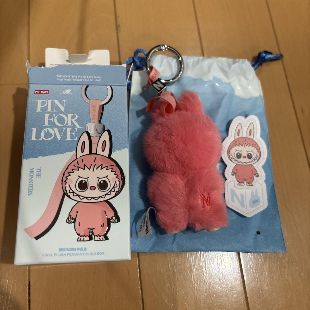N_POP MART ラブブ PIN FOR LOVE THE MONSTERS POP NOW:THE MONSTERS Pin for Love Series- Letter Pendant