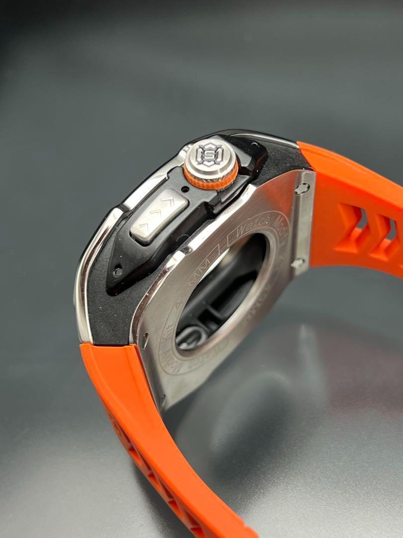 ウルトラ 49mm ステンレスケース オレンジラバー