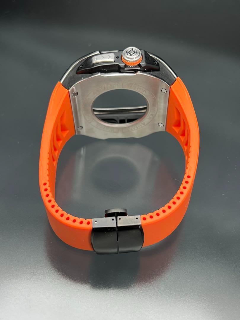 ウルトラ 49mm ステンレスケース オレンジラバー