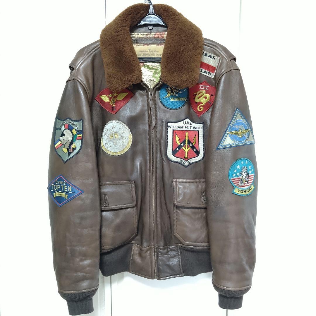 AVIREX G-1レザージャケット フライトジャケット