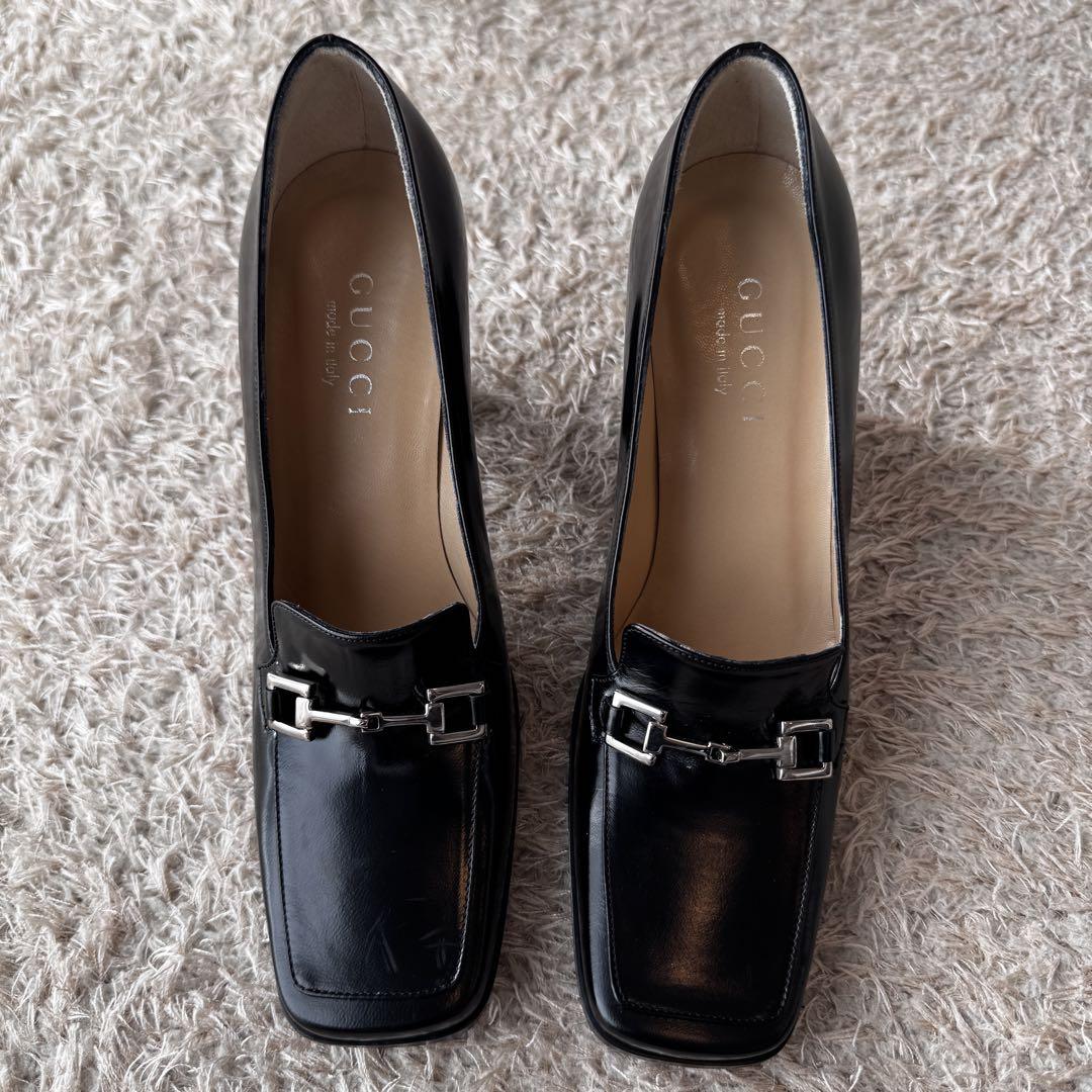 【未使用】GUCCI グッチ レディース ホースビット パンプス 36.5