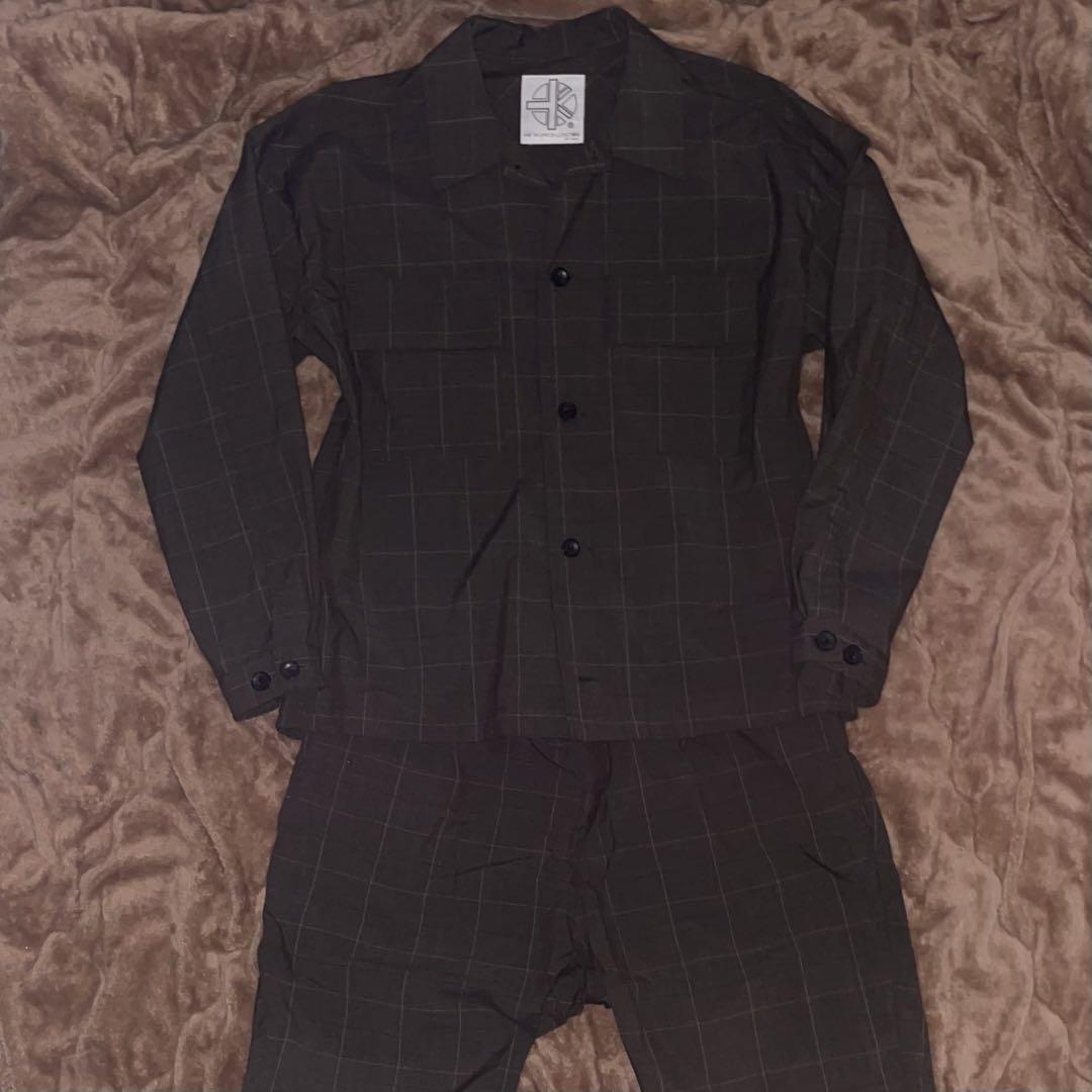 00s setup Korean メンズセットアップ 韓国系 古着
