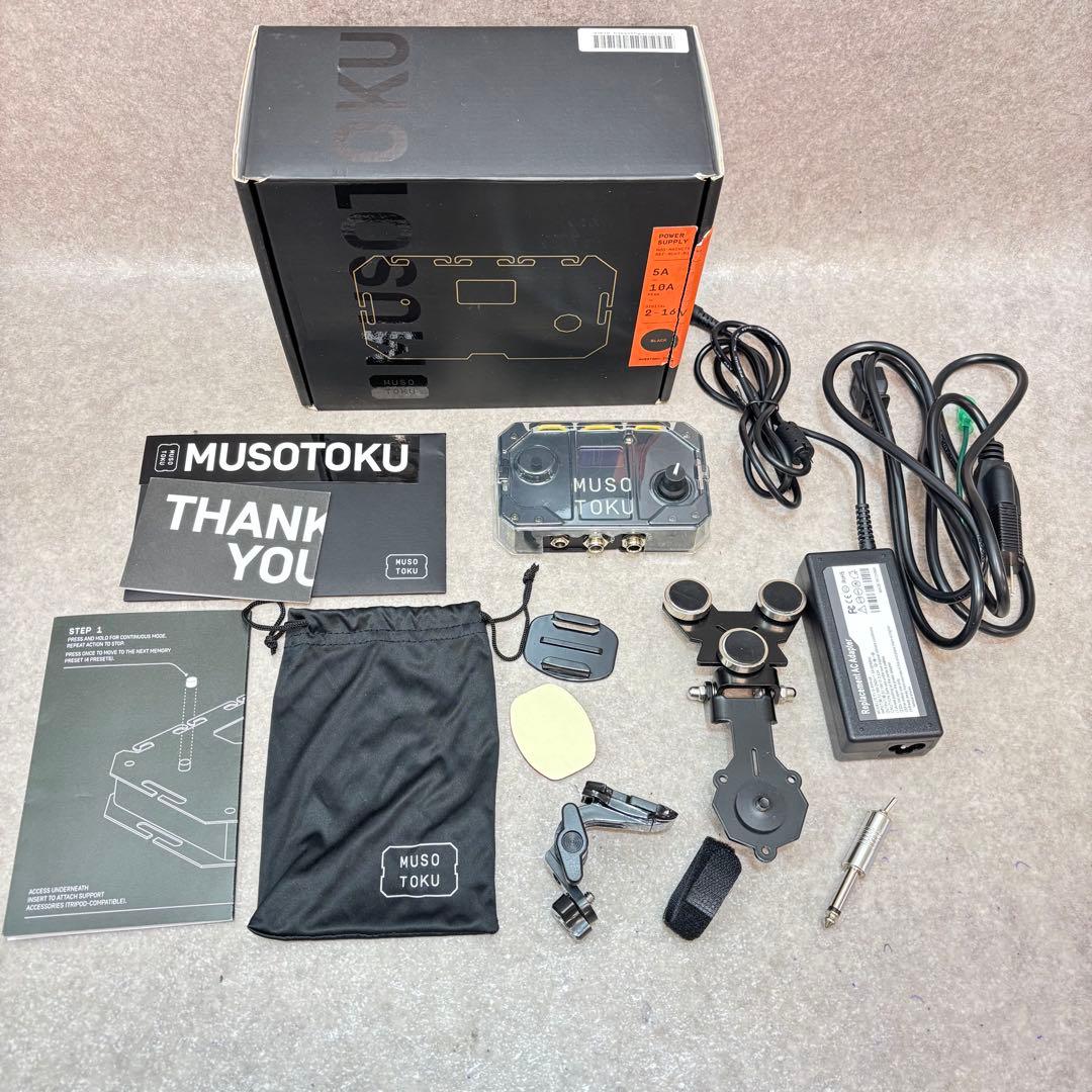 A6180★美品一回のみ使用MUSOTOKUパワーサプライ　タトゥーマシン