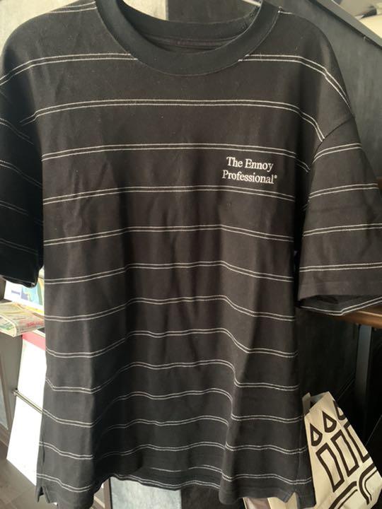 ennoy  エンノイ　ボーダーtシャツ 鹿の子