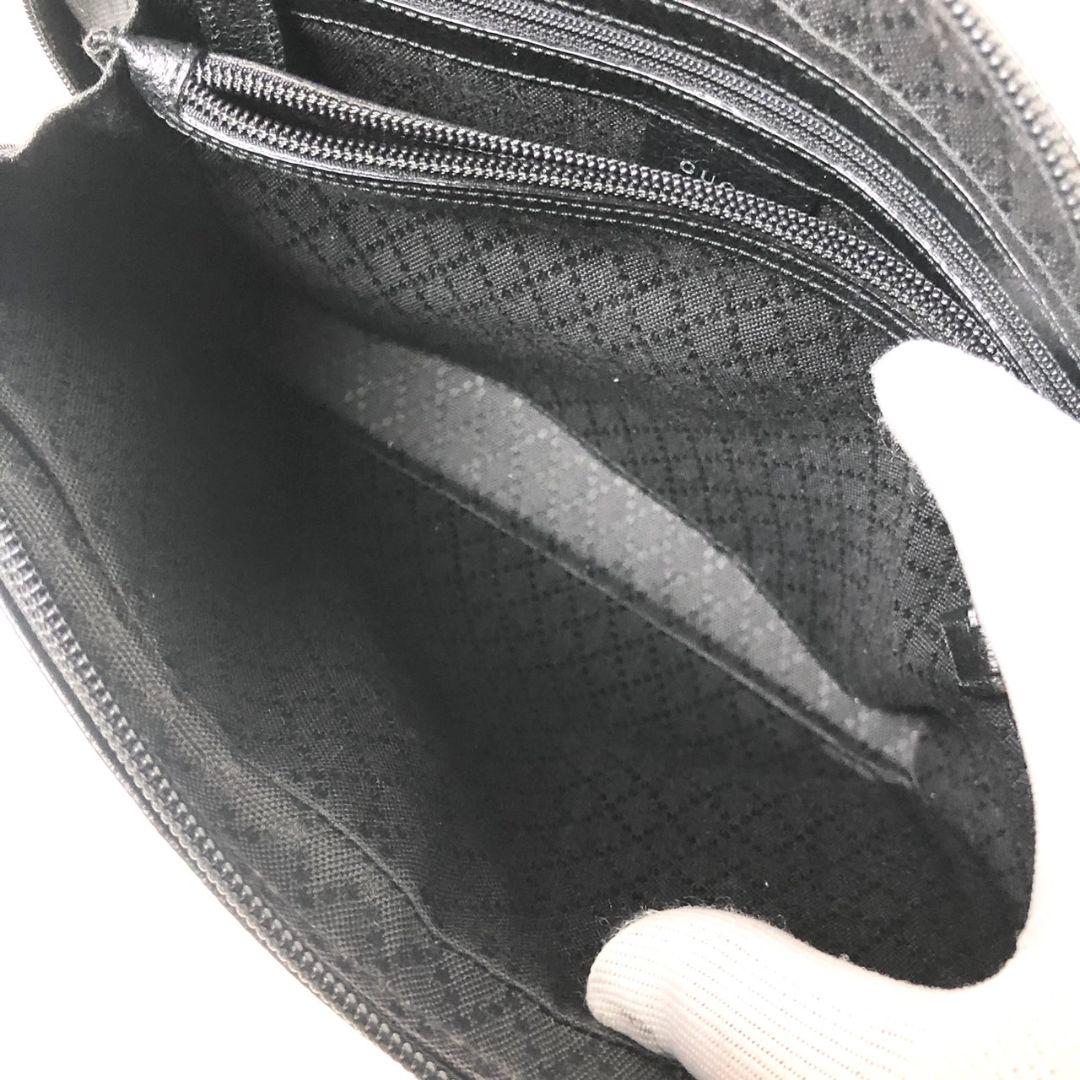 【良品】GUCCI セカンドバッグ ハンドバッグ オールレザー ブラック 【良品】GUCCI セカンドバッグ ハンドバッグ オールレザー ブラック