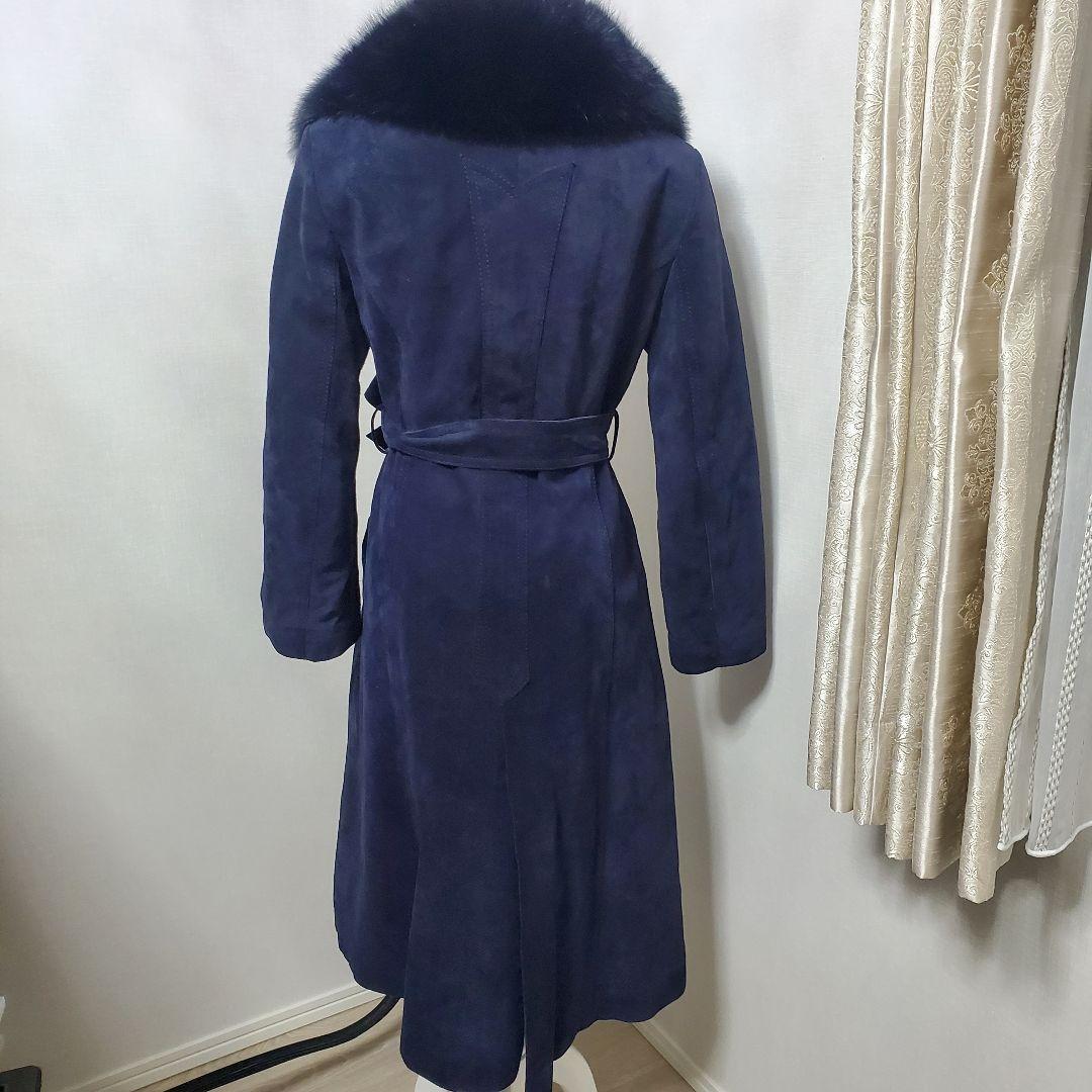 【美品】たっぷりファーのロングコート
