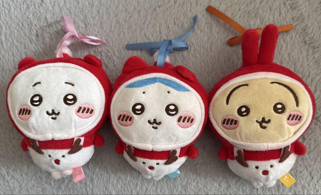 ちいかわ　エニマイくじ　E賞 オーナメント ちいかわ ハチワレ うさぎ　セット④ 物流センター】 中古 その他ホビー ちいかわ オーナメントセット