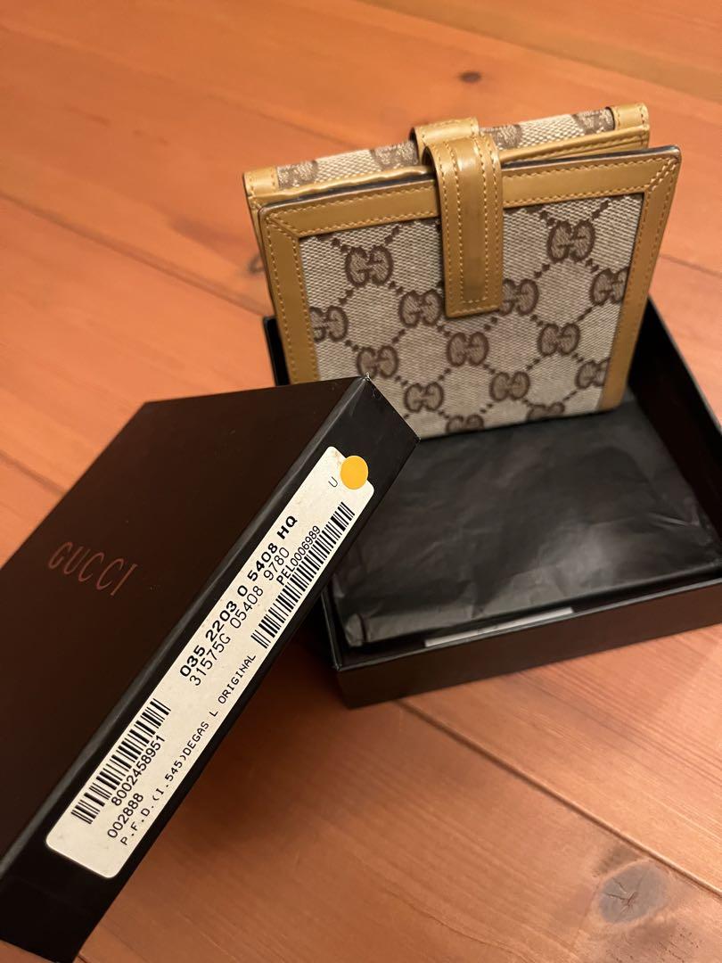 最終お値下げ　GUCCI グッチ　GGロゴ二つ折り財布