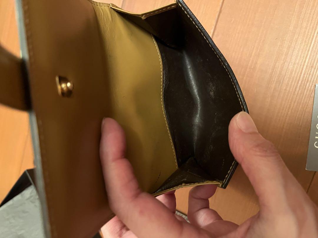 最終お値下げ　GUCCI グッチ　GGロゴ二つ折り財布