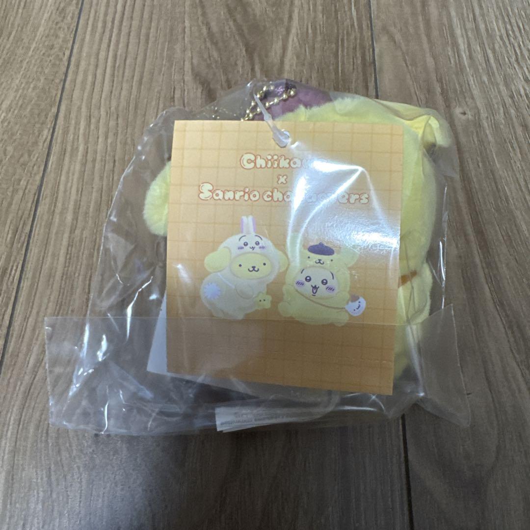 ちいかわ サンリオ マスコットホルダー うさぎ ポムポムプリン