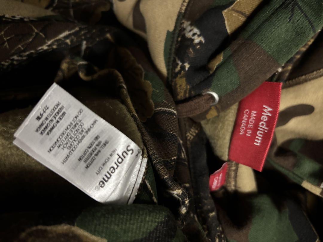 シュプリームSupreme Small Box Hooded Camoキムタク