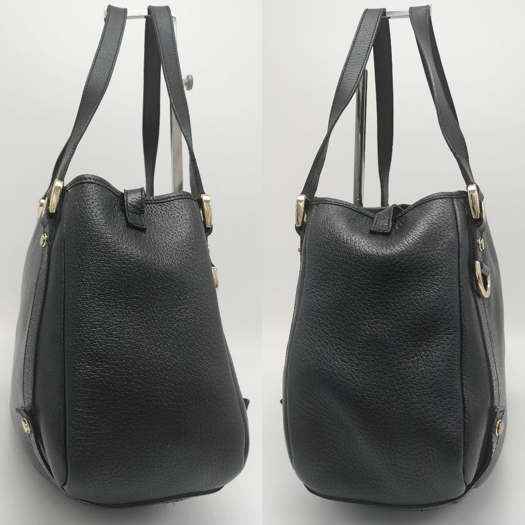 【極美品】グッチ レザー アビー ハンドバッグ トートバッグ ブラック AZ15 極美品✨グッチ トートバッグ レザー ブラック 黒 - メルカリ