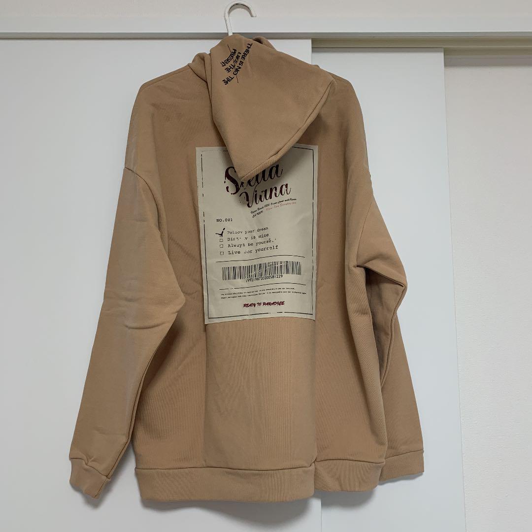 STELLAVIANA ロゴパーカー ビックフーディー