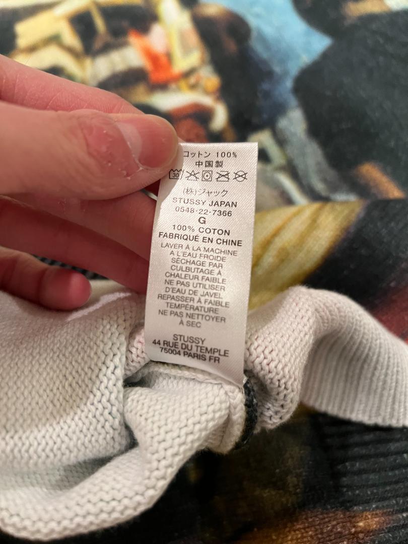 STUSSY PETER TOSH PRINT SWEATER