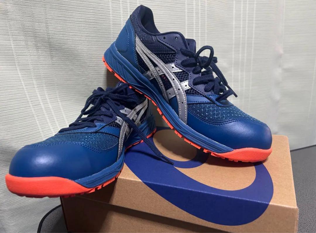 【未使用】安全靴 ASICS WINJOB CP210 ブルー26cm