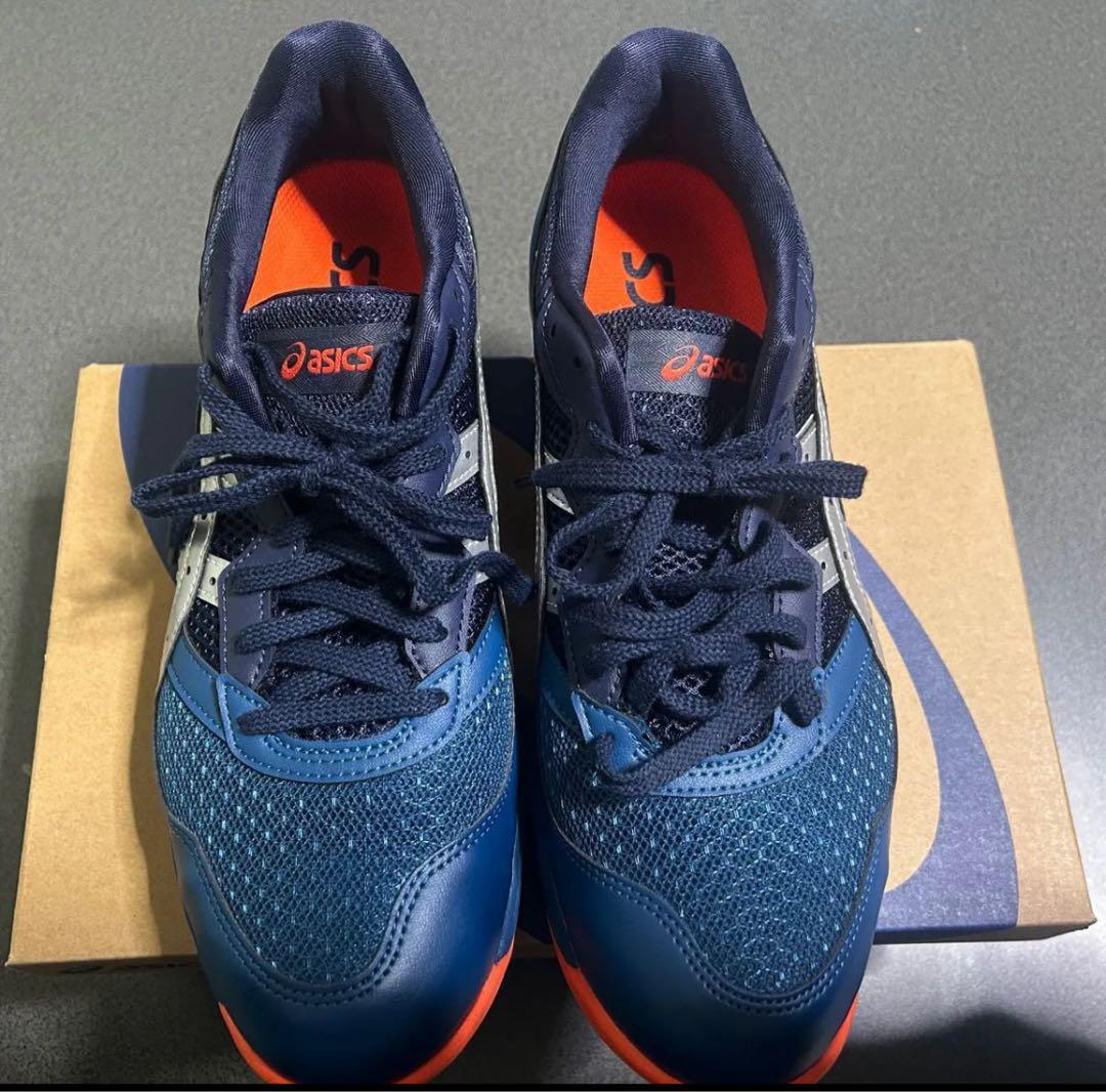 【未使用】安全靴 ASICS WINJOB CP210 ブルー26cm