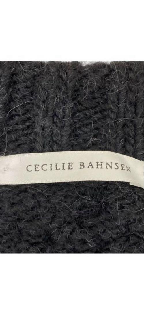 美品】Cecilie Bahnsen 黒 ケーブル編みニット