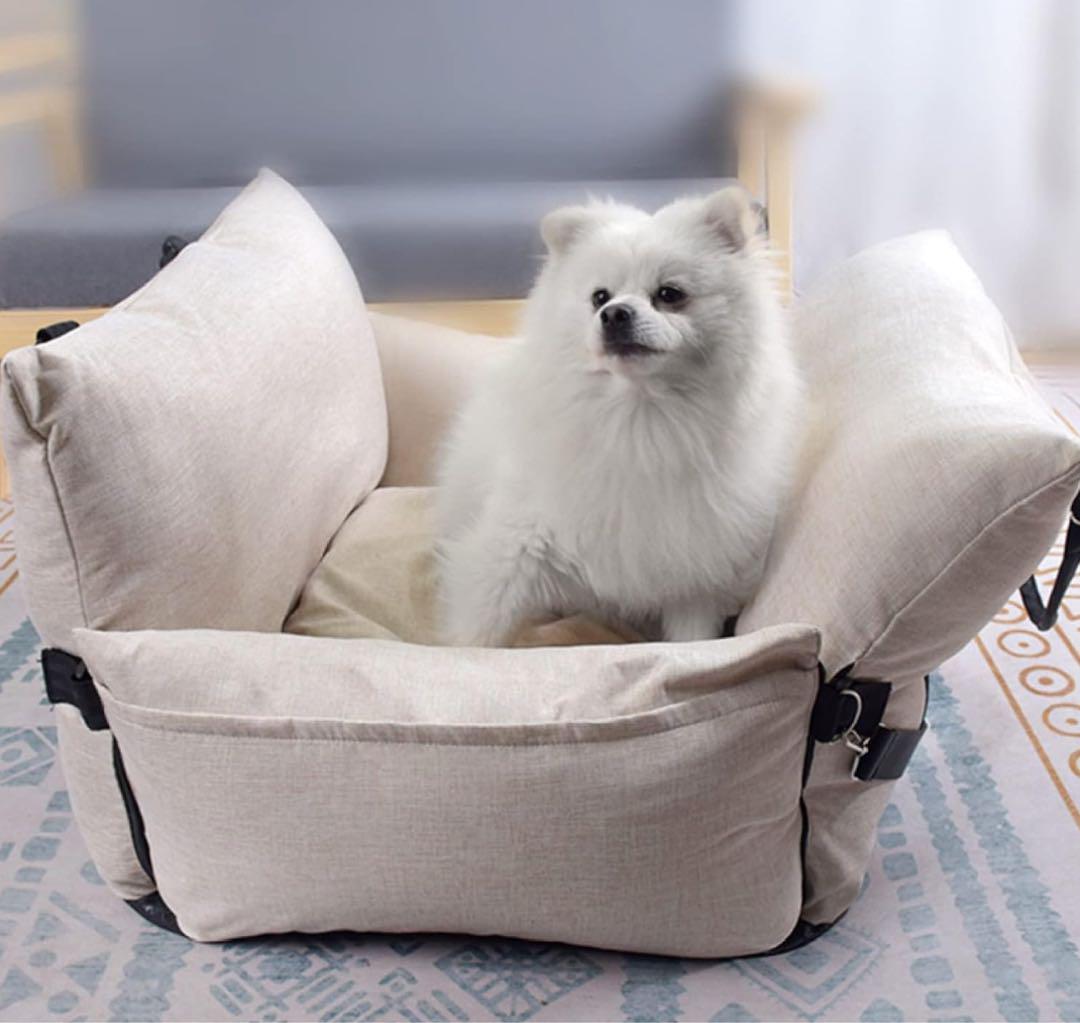 ☆美品☆ペット用ドライブベッド Lサイズ( 76×52CM)小型犬〜大型犬まで