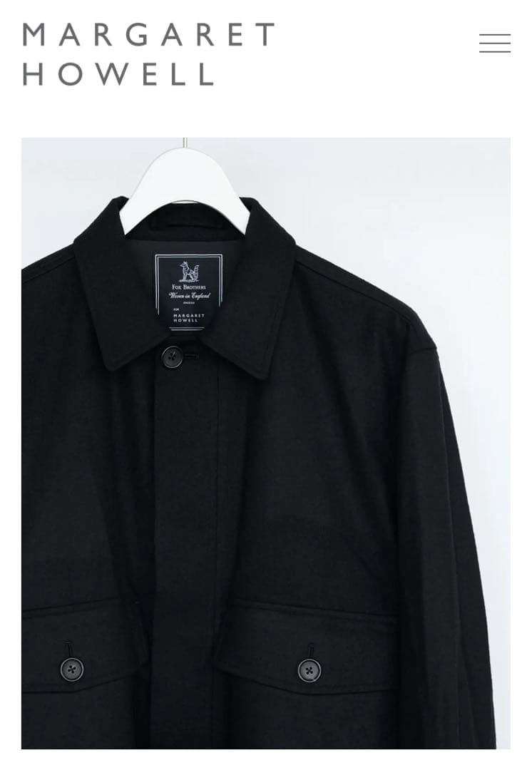 最終価格 新品 25AW マーガレットハウエル FOX BROTHERS