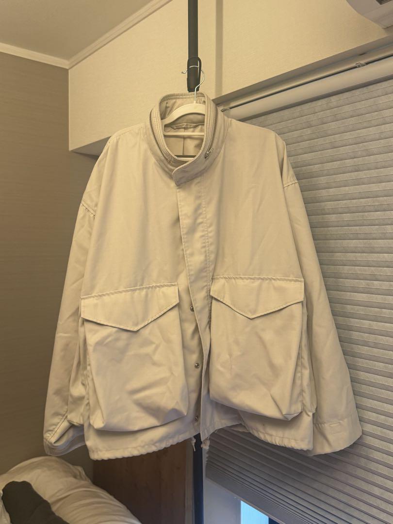 BEAMS M65 ワイドショート アウター ホワイト