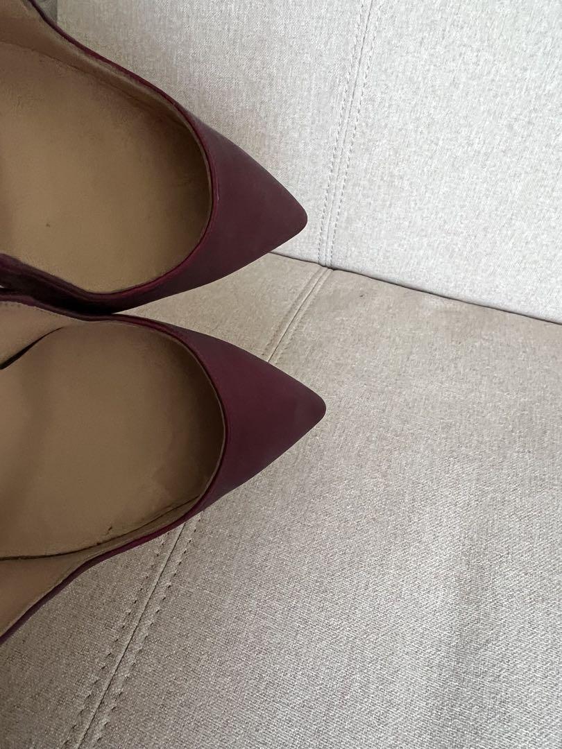 MANOLO BLAHNIK パンプス ワインレッド/ピンク 105mm