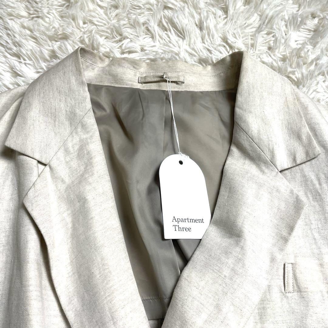 アパートメントスリー　Belted Linen-Blend Jacket 2