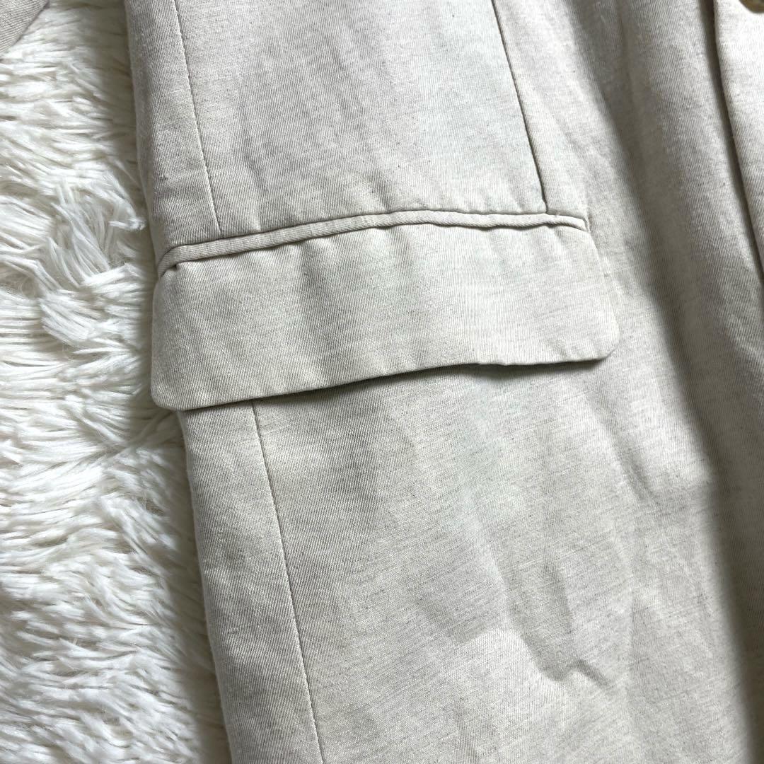 アパートメントスリー　Belted Linen-Blend Jacket 2