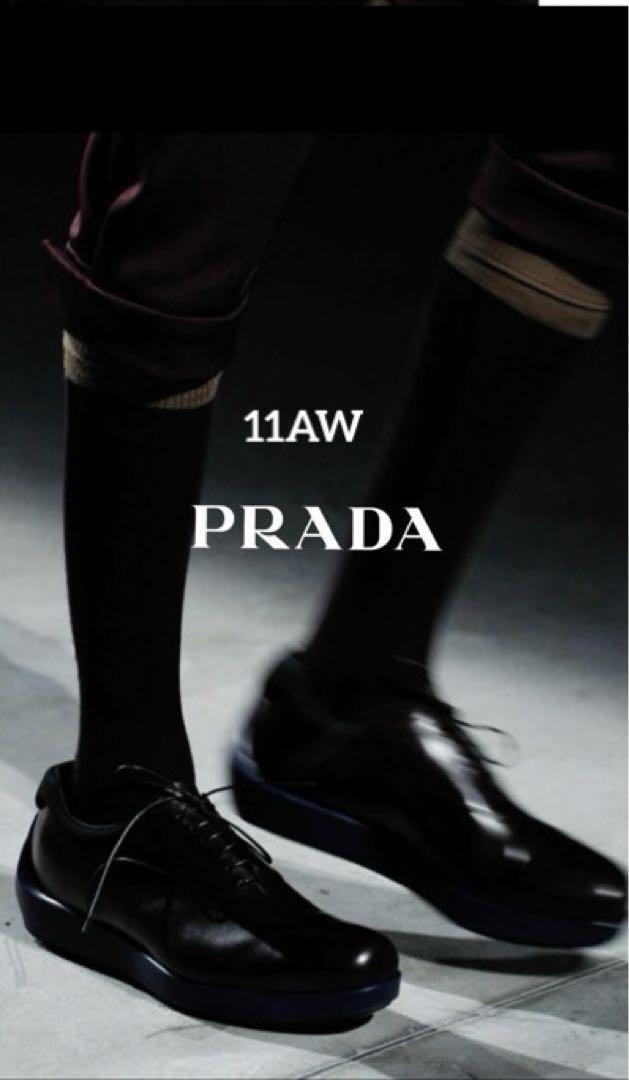 ファッション prada archive 11aw Derby techsole shoes - メルカリ 靴