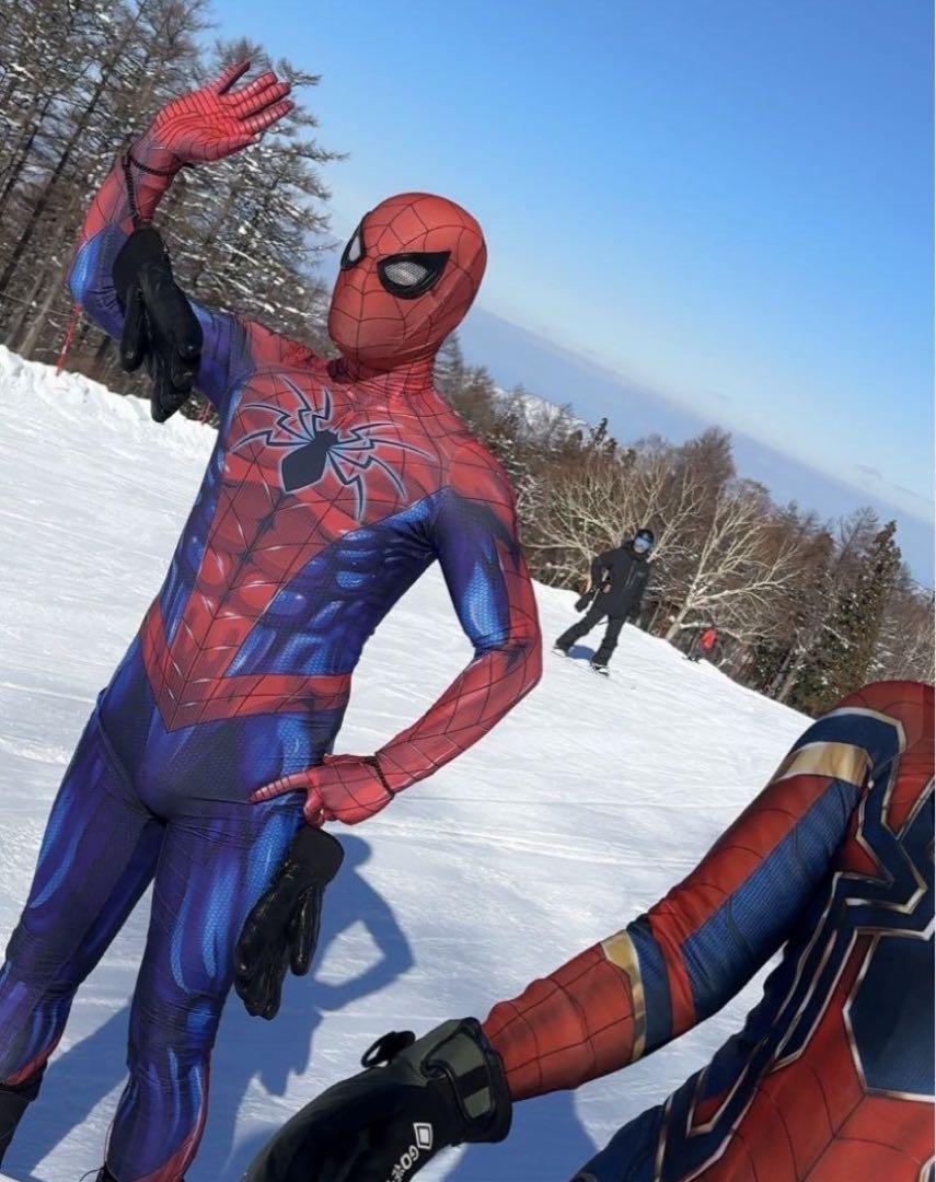 スパイダーマン　コスプレ　Lサイズ　新品未使用　高品質