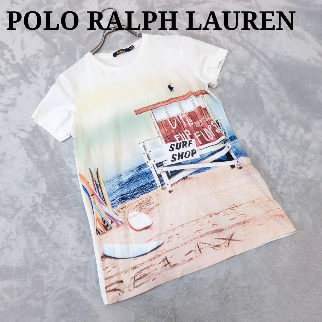 【人気】ポロラルフローレン （M） グラフィック プリント Tシャツ