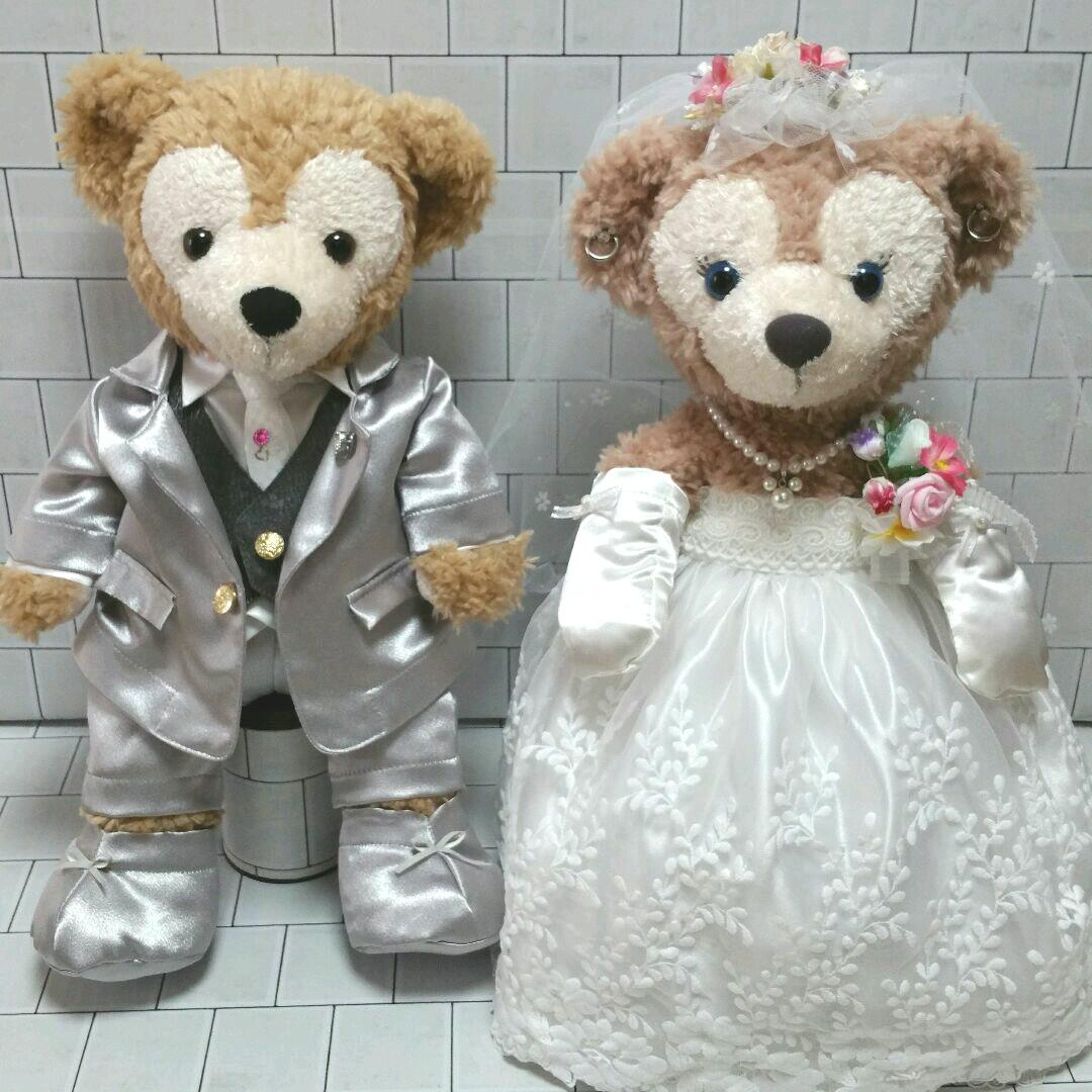 豊富な ダッフィーウェディングコスチューム n286Y-m73997198030 再入荷即納