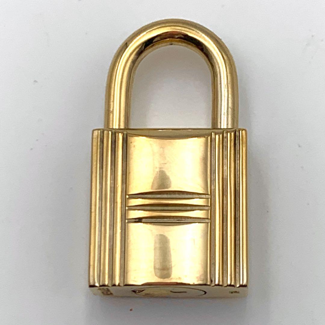 ★HERMES エルメス カデナ　24Kメッキ　No.114　114番　鍵付き