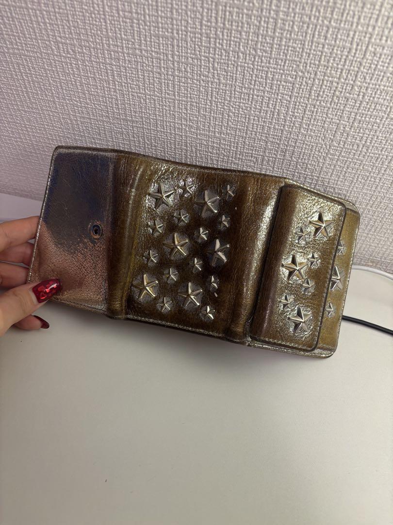 ジミー チュー JIMMY CHOO 三つ折り財布 ネモ ミニ財布 スター