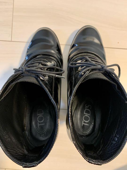 にてご TOD'Sショートブーツ エナメル サイズ36ハーフ iFdKa-m74003356134 ルカリ