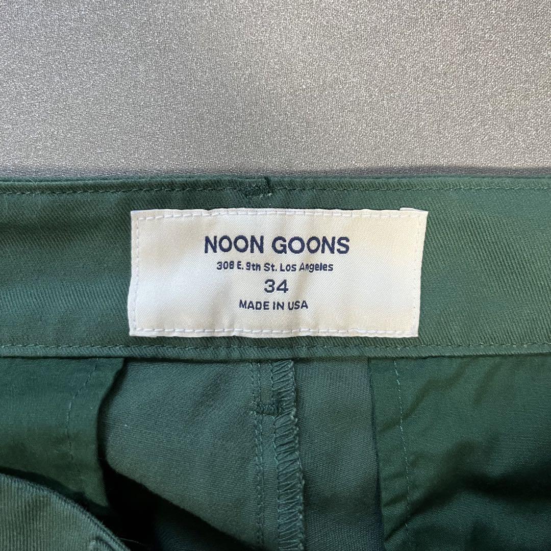 NOON GOONS ワイドチノ 34 L相当 グリーン