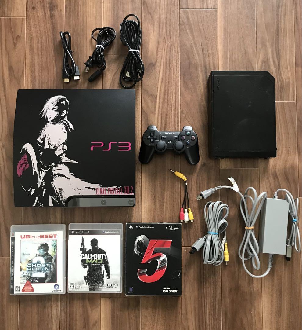 美品】PS3 FF13-2 ライトニングエディションVer2 ソフト3本付き
